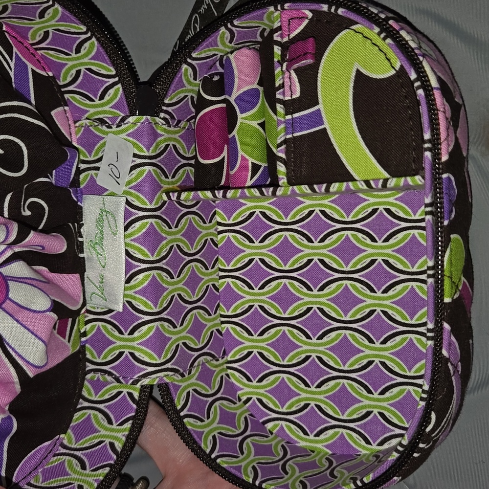 Vera Bradley Floral Travel Bag - Brown, Pink, Green - Picture 2 of 5